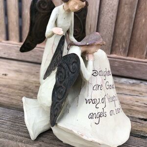 Decorative Angel Figurine with Loving Quote